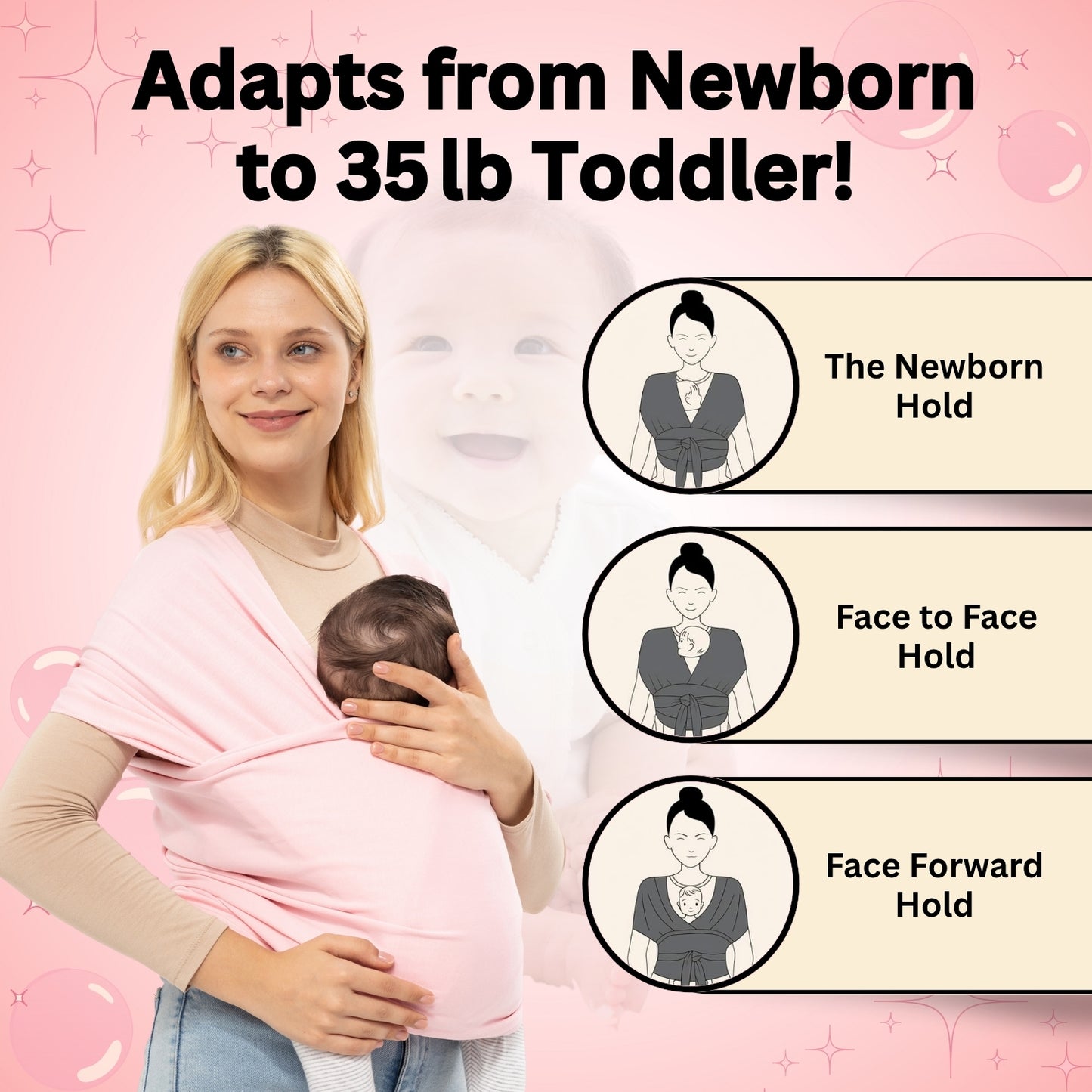 Cosimom™ Hands Free Baby Wrap