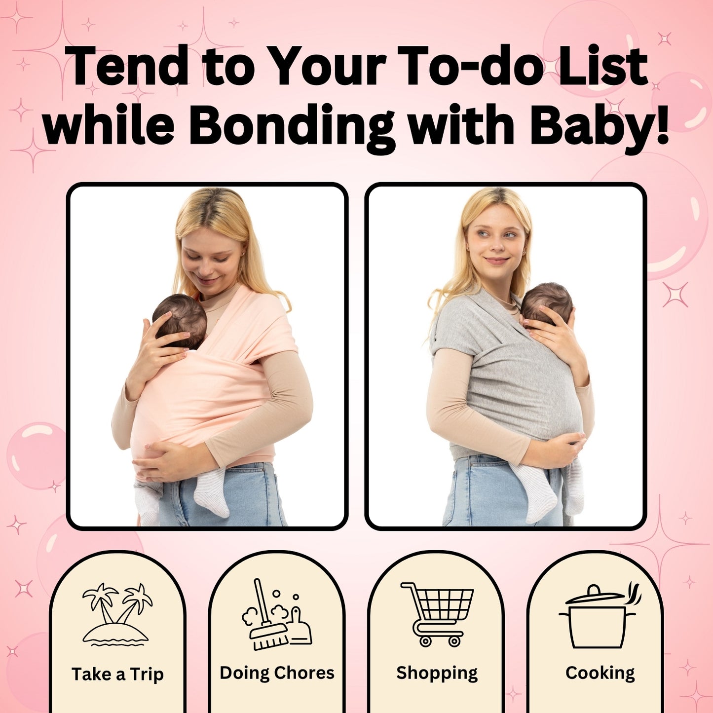 Cosimom™ Hands Free Baby Wrap