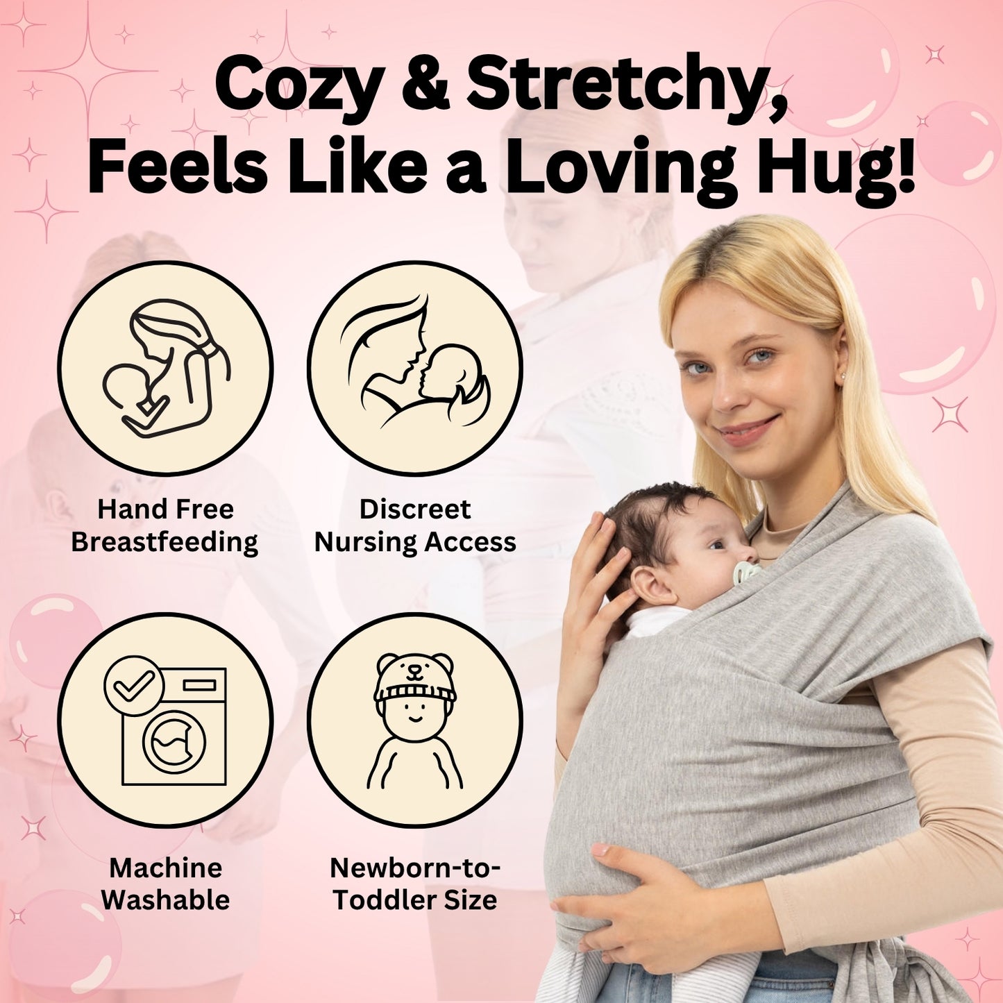 Cosimom™ Hands Free Baby Wrap